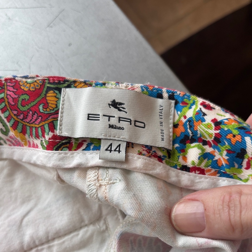 Etro Multicolor Patterned Pants - Picture 4 of 6
